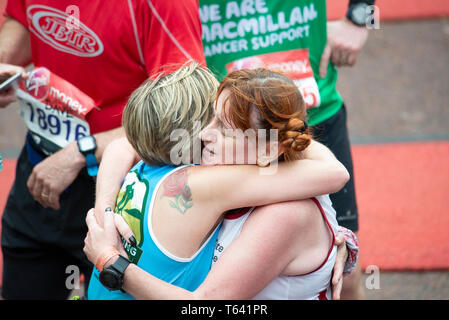 Londres, Royaume-Uni. 28 avril 2019 Marathon de Londres Virgin Money. Crédit : A. Bennett Banque D'Images