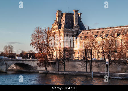 Coucher du soleil à Paris, France, Europe Banque D'Images