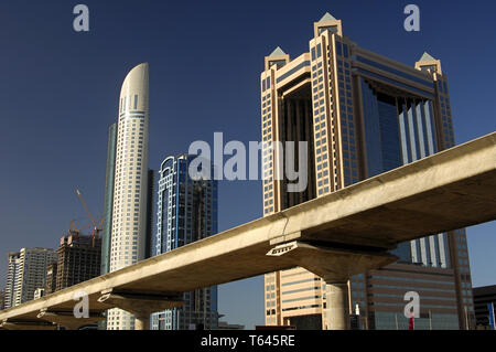 Sheikh Zayed Road, Dubai Banque D'Images