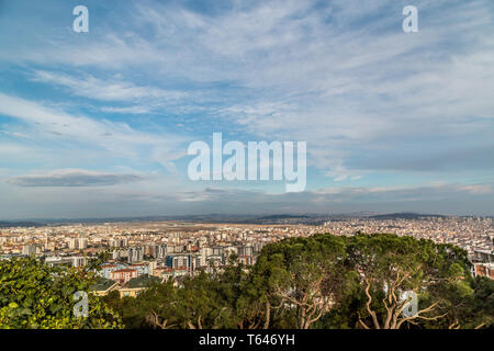 Vue de la partie asiatique d'Istanbul et de l'aéronef Banque D'Images