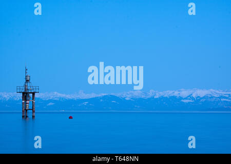 Le lac de Constance, Allemagne du Sud, d'avant-pays alpin Banque D'Images