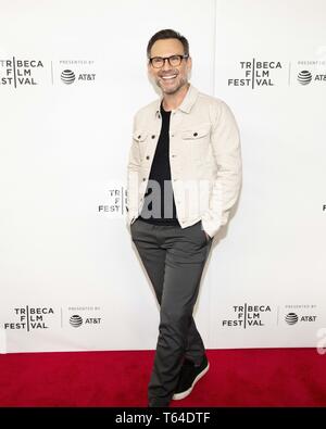 New York, NY, USA. Apr 28, 2019. CHRISTIAN SLATER au Tribeca Film Festival tapis rouge pour des arrivées des pourparlers Tribeca - ''Un adieu à M. Robot'' à ''Spring Studio - Le Bonvoy Marriott de Chase Théâtre sans frontières'' à New York le 28 avril 2019 Crédit : Michael Brochstein/ZUMA/Alamy Fil Live News Banque D'Images