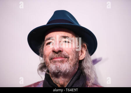 New York, New York, USA. Apr 28, 2019. Acteur et voix de plusieurs personnages Harry Shearer assiste à ''Tribeca TV : Les Simpsons 30e anniversaire'' au cours de la 2019 Tribeca Film Festival au CCMB Tribeca PAC le 28 avril 2019 à New York. Crédit : William Volcov/ZUMA/Alamy Fil Live News Banque D'Images