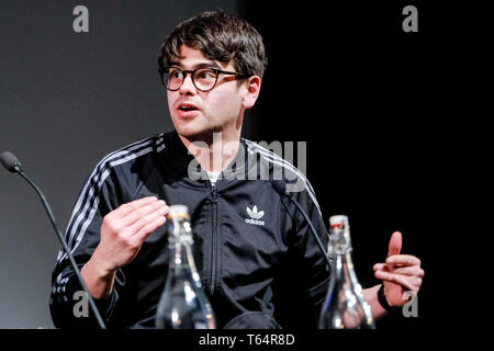 Londres, Royaume-Uni. 29 avril, 2019. Cristian Ortega sur scène à Mark Kermode Live en 3D le lundi 29 avril 2019 à BFI Southbank, Londres. Photo par : Julie Edwards/Alamy Live News Banque D'Images