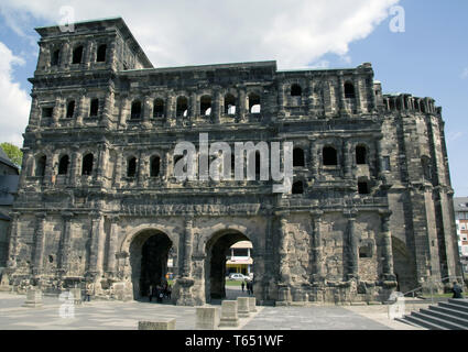 Porta Nigra, Trèves, Rhénanie-Palatinat, Allemagne Banque D'Images