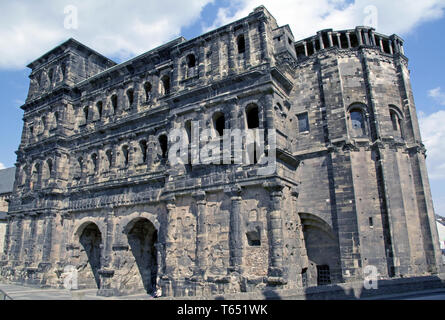 Porta Nigra, Trèves, Rhénanie-Palatinat, Allemagne Banque D'Images