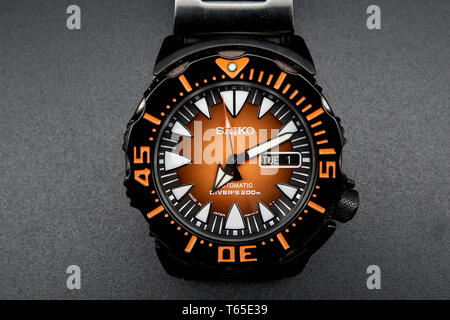 Images d'une 2e génération orange monster seiko fang Banque D'Images