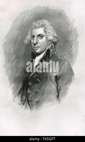 Richard Brinsley Sheridan (1751-1816), satiriste irlandais, dramaturge et poète, connu pour ses pièces les rivaux et l'école pour Scandal Banque D'Images