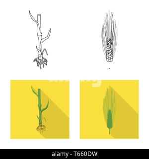 L'orge,tige,root,sols,hiver,printemps,graines,spike,cultiver le blé dur,Culture,randonnée,vert,croissance,feuilles,or,agriculture,agriculture,seigle,plantes,blé,maïs,grain,récolte,ferme,,champ,set,icône,,illustration,collection,isolé,design,graphisme,élément,signe, vecteurs vecteur , Illustration de Vecteur