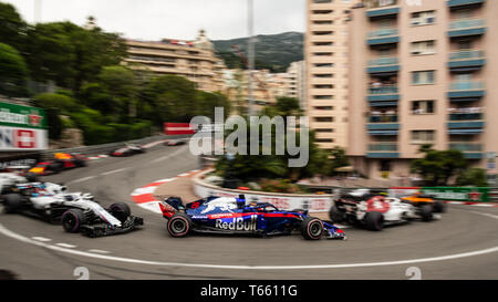 Monte Carlo / Monaco - 05/27/2018 - # 28 Brendon Hartley (NZL) dans sa Toro Rosso STR13 Honda lors de la Monaco GP Banque D'Images