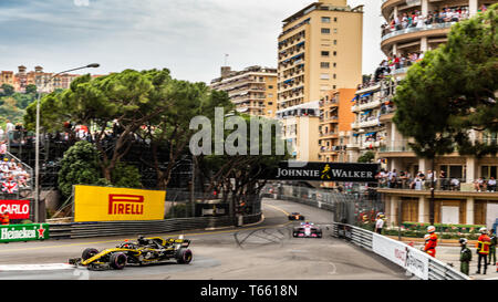 Monte Carlo / Monaco - 05/27/2018 - # 27 Nico HUELKENBERG (GER) dans son Reault L.R.18 lors de la Monaco GP Banque D'Images