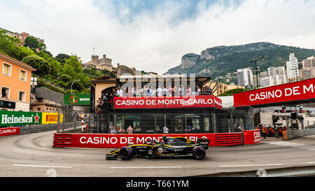 Monte Carlo / Monaco - 05/27/2018 - # 55 Carlos Sainz (ESP) dans son Reault L.R.18 lors de la Monaco GP Banque D'Images