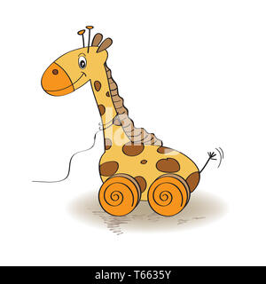 Cute Giraffe Toy Banque D'Images