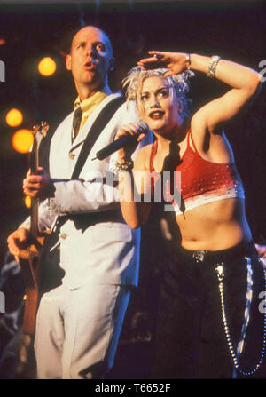 Pas de doute le groupe de rock américain avec Gwen Stefani en 1996 Banque D'Images