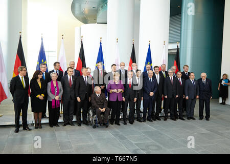 12. Consultations intergouvernementales germano-polonaise Banque D'Images