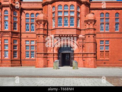 1 e année Adeilad inscrit Pierhead Building (y Pierhead), la baie de Cardiff, Pays de Galles, Royaume-Uni. Banque D'Images