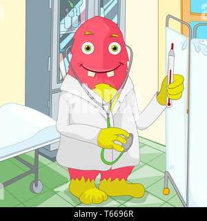 Funny Monster. Banque D'Images