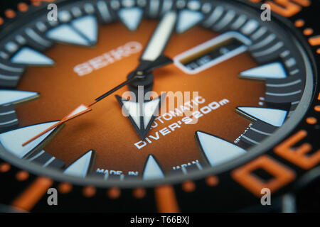 Images d'une 2e génération orange monster seiko fang Banque D'Images