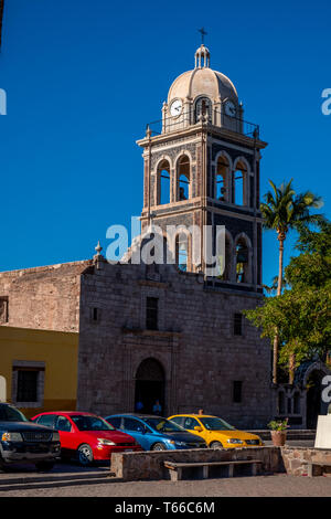 L'église de la mission de la Misión de Nuestra Señora de Loreto Loreto Conchó, ou d'une mission fondée en 1697 dans la région de Loreto, Baja California Sur, au Mexique. Banque D'Images