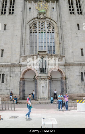 Sao Paulo, SP, BRÉSIL - Février 27, 2019 : Façade de monastère de São Bento. Église historique sur le centre-ville. Banque D'Images