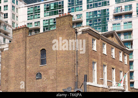 Maison du Nouveau-Brunswick à Vauxhall, Londres, Angleterre Banque D'Images