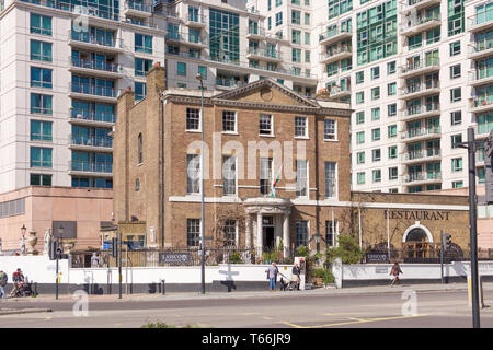 Maison du Nouveau-Brunswick à Vauxhall, Londres, Angleterre Banque D'Images