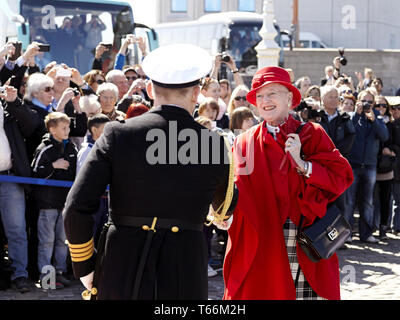 La Reine Margrethe II et le Prince Henrik de Danemark Banque D'Images