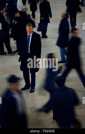 Directeur général de la Banque norvégienne DNB, Rune Bjerke à Grand Central Station à New York Banque D'Images