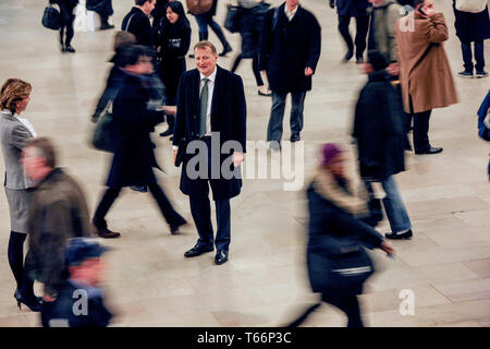 Directeur général de la Banque norvégienne DNB, Rune Bjerke à Grand Central Station à New York Banque D'Images