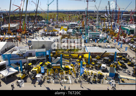 Salon professionnel pour les machines de construction, intitulé BAUMA Banque D'Images