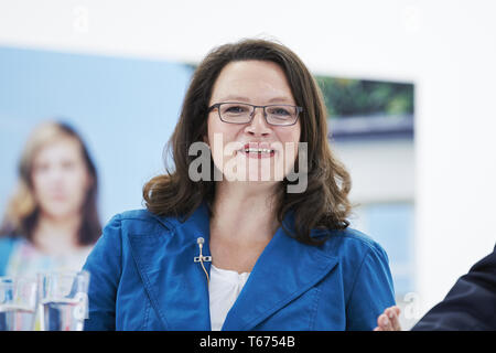 Présentation de la campagne électorale du SPD à Berlin Banque D'Images