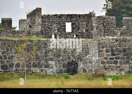 Ruines du Fort romain de goniomètre, Batumi, république autonome d'Adjarie, Géorgie Banque D'Images