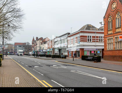 Église Green West dans le centre-ville de Redditch Banque D'Images