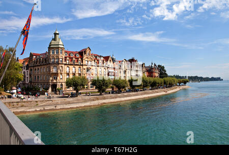 Le lac de Constance, Allemagne du Sud, d'avant-pays alpin Banque D'Images