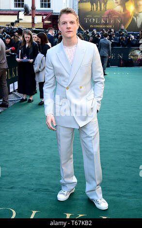 Patrick Gibson participant à la UK premiere de Tolkien s'est tenue au Curzon Mayfair, Londres Banque D'Images