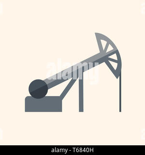 Icône plate de carburant Banque D'Images