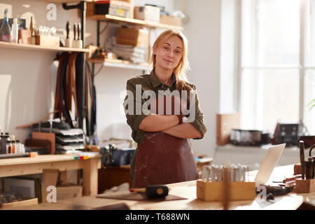 Artisan Femme confiante Banque D'Images