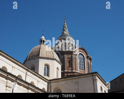 Cappella della Sindone sens chapelle Saint suaire de Turin, Italie à Banque D'Images