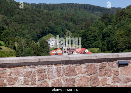 Stolberg une ville connue pour ses maisons à colombages, les montagnes du Harz, Allemagne Banque D'Images