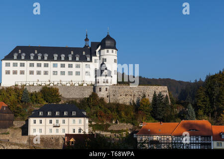 Stolberg une ville connue pour ses maisons à colombages, les montagnes du Harz, Allemagne Banque D'Images