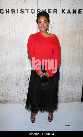 West Hollywood, CA. Apr 29, 2019. Kiersey Clemons, à la Christopher Kane à Giorgio's Party à West Hollywood, Californie le 29 avril 2019. Credit : Faye Sadou/media/Alamy Punch Live News Banque D'Images