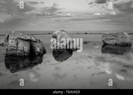 Le bassin de marée Glencairn sur la côte de False Bay, près du Cap, en Afrique du Sud Province Banque D'Images