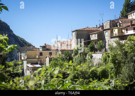 Village de montagne italien Casoli, Toscane Banque D'Images