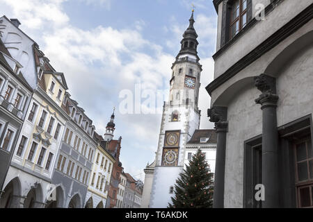 Görlitz historique, Saxe, Allemagne Banque D'Images