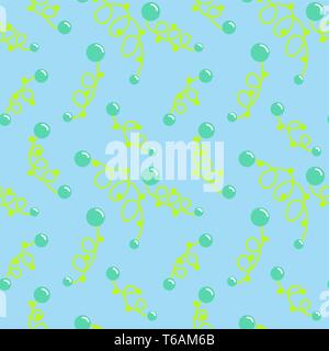 Les baies et les feuilles à la main. Vector hand drawn seamless pattern pour textile, papier d'emballage, tissu, papier peint, etc. web Illustration de Vecteur