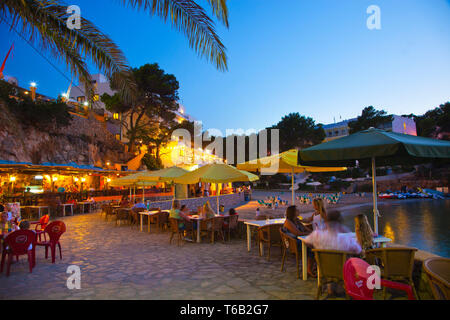 Arenal Petit. Portinatx. Ibiza. Îles Baléares. L'Espagne. Banque D'Images