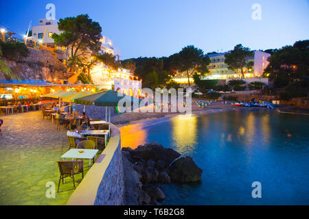 Arenal Petit. Portinatx. Ibiza. Îles Baléares. L'Espagne. Banque D'Images