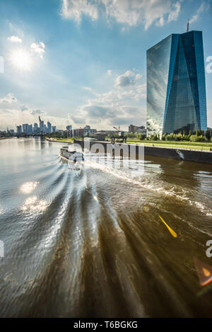 Siège de la Banque centrale européenne (BCE), Francfort, Allemagne Banque D'Images