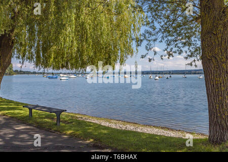 Le lac de Constance, Allemagne du Sud, d'avant-pays alpin Banque D'Images