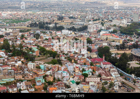 La ville d'Antananarivo, Tana, capitale de Madagascar Banque D'Images